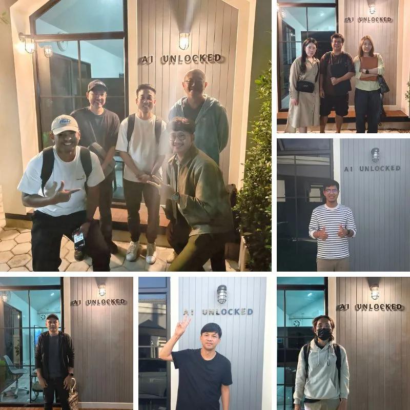 บรรยากาศการเรียนและผู้เข้าร่วมคอร์ส AI