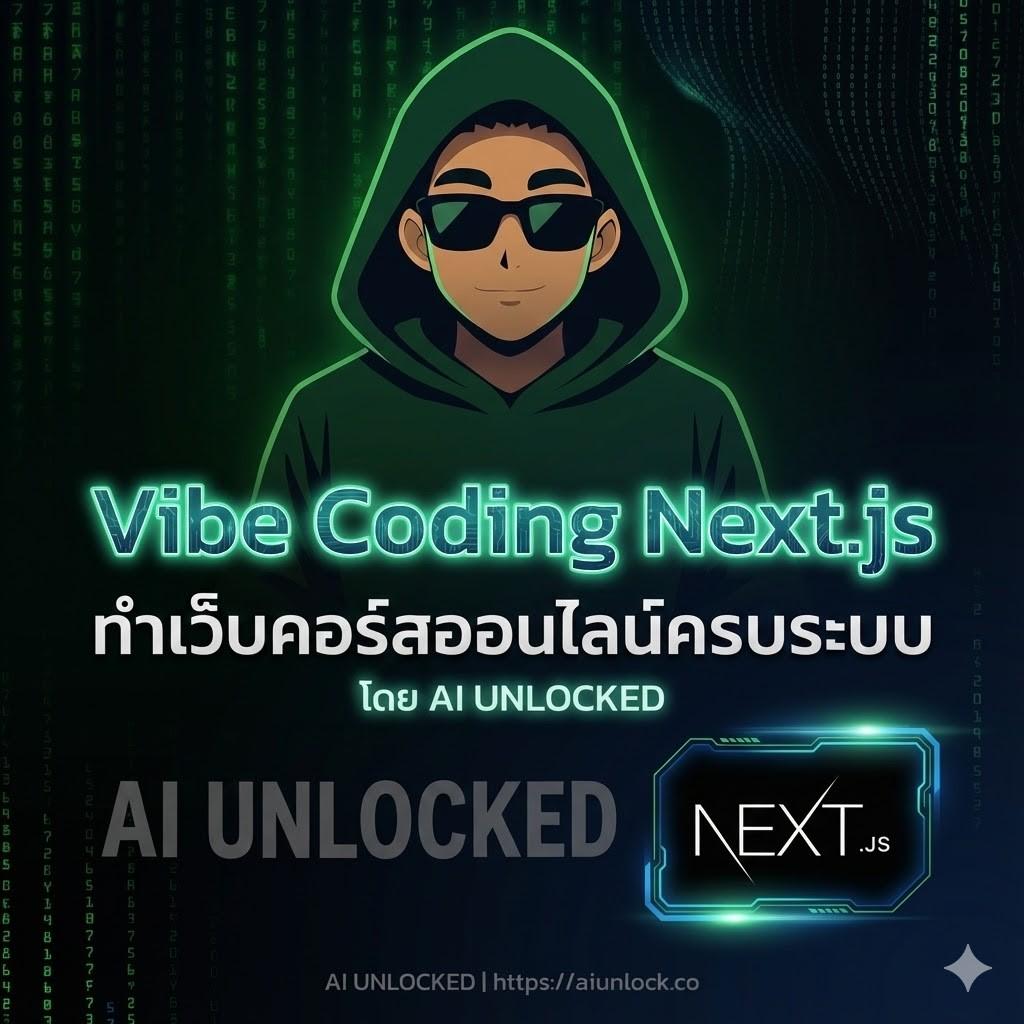Vibe Coding ทำเว็บคอร์สออนไลน์ด้วย Claude Code + Next.js แบบ FullStack