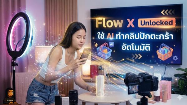 คู่มือ Flow X Unlocked ตัวทำคลิปปักตะกร้าอัตโนมัติ
