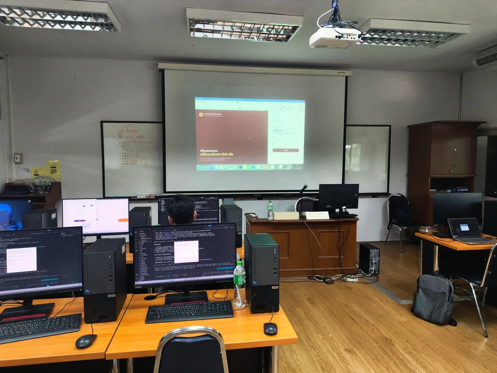 ภาพบรรยากาศการเรียน AI UNLOCKED