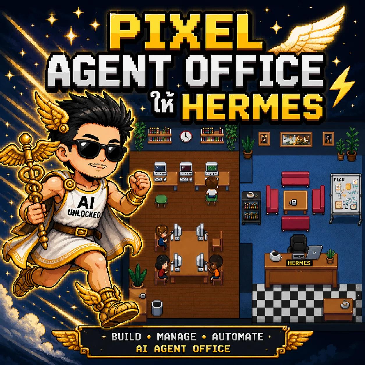 Hermes x Pixel Agent