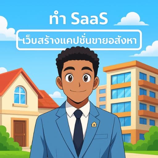 ทำ SaaS เว็บสร้างแคปชั่นขายอสังหา ด้วย Lovabel AI