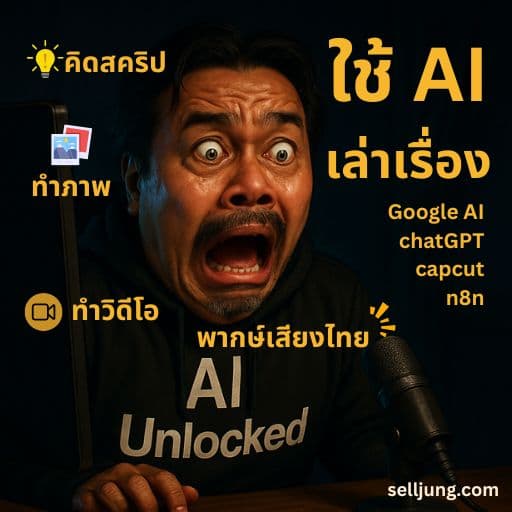 AI พากษ์เสียงเรื่องเล่าสมจริง Gemini 2.5 ใช้ทำ Youtube