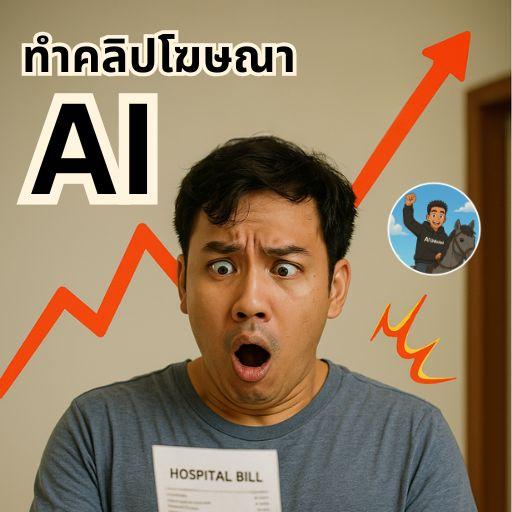การใช้ AI ทำวิดีโอโฆษณา 0-100