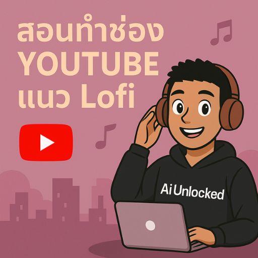 ทำ YouTube ช่องเพลง Lofi ด้วย Suno (ทำมือ)
